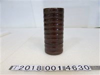 藏品(木製圓柱形茶罐)的圖片