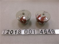 藏品(陶製葡萄紋路茶杯組)的圖片