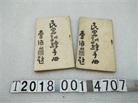藏品(花蓮縣反共保民動員委員會編《民眾訓練手冊》)的圖片