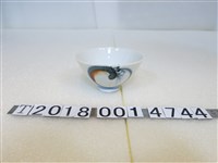 藏品(藍色外框愛心圖樣茶杯)的圖片