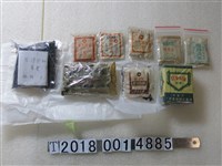 藏品(臺灣鐵路局供應莒光號鐵路清茶與花茶及農林清茶與日東紅茶茶葉)的圖片