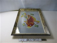 藏品(鯉魚圖鏡子)的圖片