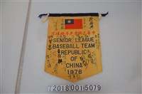 藏品(中華民國青少年棒球隊1976年簽名錦旗)的圖片