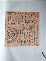 藏品(泉郡陳宗木鴻造菊月廿六日男性命盤算命文書)的圖片