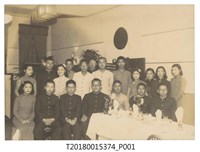 藏品(永樂咖啡名片與合影照片)的圖片