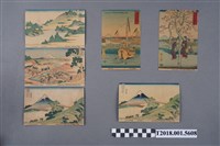 藏品(富士山景色繪圖明信片)的圖片