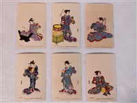 藏品(豐國畫福爾摩沙烏龍茶藝妓圖樣明信片組之一)的圖片