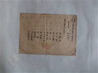 藏品(北投關渡間道路改修實行委員名單)的圖片