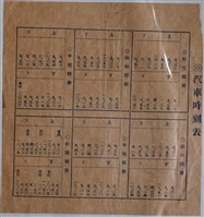 藏品(汽車時刻表)的圖片