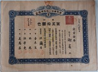 藏品(謝省出資有限責任二林信用組合證券)的圖片