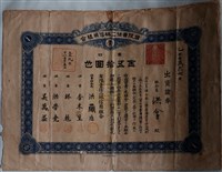 藏品(洪拿出資有限責任二林信用組合證券)的圖片