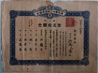 藏品(洪施氏婆出資有限責任二林信用組合證券)的圖片