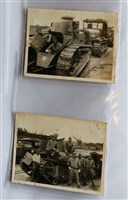 藏品(裝甲車黑白軍照片)的圖片
