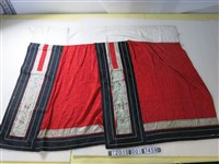 藏品(紅黑繡花馬面裙)的圖片