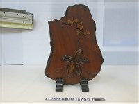 藏品(木製蝴蝶蘭漆器小屏風)的圖片