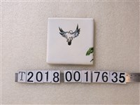 藏品(鳥圖樣彩繪磁磚)的圖片