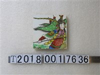 藏品(穆桂英掛帥彩繪磁磚)的圖片
