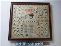 藏品(臺北順良衣機廠出品霸王牌廣告海報)的圖片