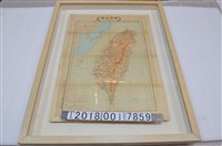 藏品(臺灣圖書刊行會編著〈百萬分之一新舊比較改正臺灣全圖〉)的圖片