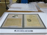 藏品(皇民奉公會事項公告與開會情況照片與皇民奉公會中央本部發行奉公班回覽板)的圖片