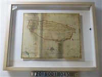 藏品(藍萬博拉慕出版〈福爾摩沙島與澎湖群島圖〉複製品)的圖片