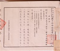 藏品(中國國民黨特種黨部委員會授予謝雲龍幹部任務書)的圖片