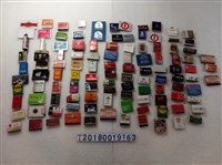 藏品(女琴西餐廳釜山餐廳等各式矩形火柴盒)的圖片