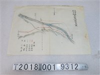 藏品(〈東勢角葫蘆墩間郵便線路界圖〉)的圖片
