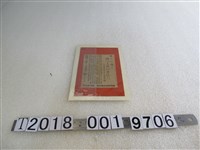 藏品(臺灣總督府警務局保護軍機防備間諜橘色宣傳單)的圖片