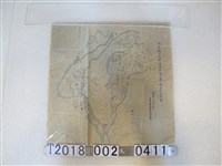藏品(〈四千八百分之一北投鎮山仔腳嗄嘮別地方磁土礦土區內地政圖〉)的圖片