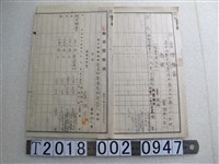 藏品(阿片煙膏販賣價格登記文件)的圖片