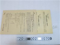 藏品(臺灣金融協議會戰時特別定期預金相關文件)的圖片