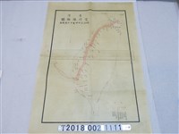藏品(〈明治三十四年臺灣電信線路圖〉)的圖片