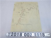 藏品(？？測圖部陸地測量部製〈石碇街測繪圖〉)的圖片