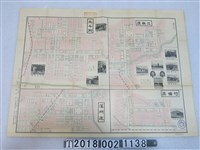 藏品(小松豊作〈臺灣二林庄北斗街竹塘庄及溪州庄案內圖〉)的圖片