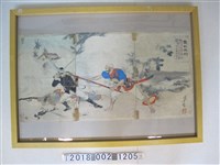 藏品(秋山武右衛門發行《栗田大尉澎湖島之戰圖》)的圖片