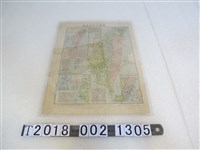 藏品(武昌同倫學社刊印〈一千二百五十萬分之一施琅三道攻臺灣地圖 〉)的圖片