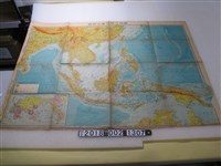 藏品(岩上方外著〈最新大東亞南方地圖〉)的圖片