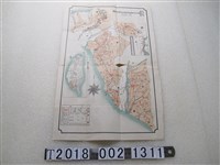 藏品(〈三十萬分之一臺灣各廳管內各工場原料採取區域並鐵道線路圖〉)的圖片