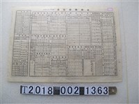 藏品(船與汽車大眾運輸工具時刻表)的圖片