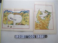 藏品(〈臺灣島西班牙人港口圖〉與〈臺江內海古地圖〉)的圖片