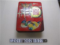 藏品(臺北固力康出品玉鴛鴦餅乾鐵盒)的圖片
