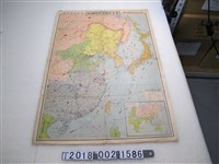 藏品(東京日日新聞社發行〈六百五十萬分之一東亞軍備現勢明細圖〉)的圖片