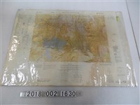 藏品(聯合勤務總司令部測量處印〈兩萬五千分之一日月潭地圖〉)的圖片