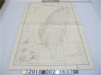 藏品(臺灣總督府文教局製昭和三年版〈臺灣學事一覽〉與〈六十萬分之一臺灣學校分布圖〉)的圖片