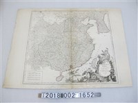 藏品(1751年繪黑白〈中國地圖〉)的圖片
