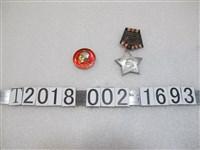 藏品(廣西壯族自治區革命委員會贈毛澤東與楊開慧胸針)的圖片