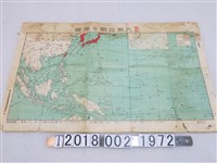 藏品(萬出版社發行〈大東亞戰戰局圖〉)的圖片