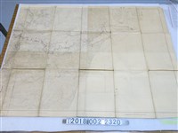 藏品(谷口技師與山口技手著〈五萬分之一自屏東至臺東橫斷線踏查圖〉)的圖片