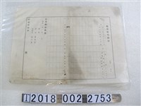 藏品(麻藥類收付申請書)的圖片